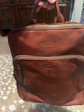 American Leather Co. Women's Tan Leather Backpack